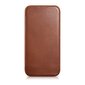 iCarer Leather iPhone 14 Plus magnetic flip MagSafe brown (AKI14220707-BN) cena un informācija | Telefonu vāciņi, maciņi | 220.lv