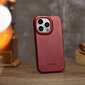 iCarer Leather iPhone 14 Pro Flip Magnetic MagSafe Red (AKI14220706-RD) cena un informācija | Telefonu vāciņi, maciņi | 220.lv