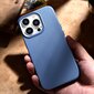 iCarer Litchi Leather iPhone 14 Pro Max Magnetic with MagSafe Light Blue (WMI14220712-LB) цена и информация | Telefonu vāciņi, maciņi | 220.lv