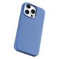 iCarer Litchi Leather iPhone 14 Pro Max Magnetic with MagSafe Light Blue (WMI14220712-LB) cena un informācija | Telefonu vāciņi, maciņi | 220.lv