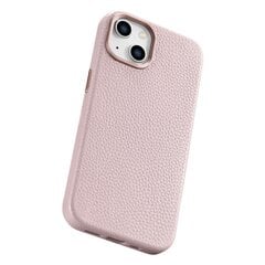 Кожаный чехол iCarer Litchi для iPhone 14 Plus с магнитный MagSafe, фиолетовый (WMI14220711-PK) цена и информация | Чехлы для телефонов | 220.lv