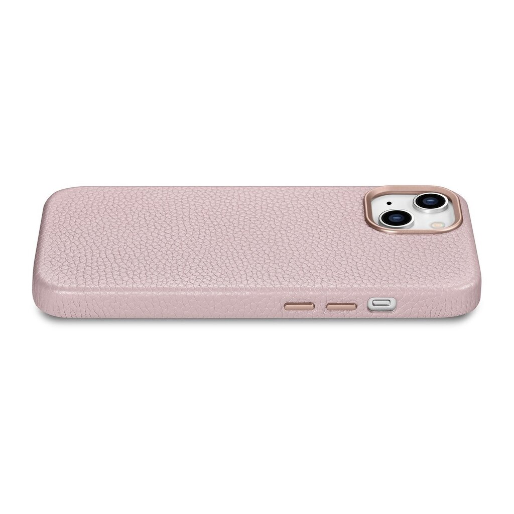 iCarer Litchi Leather iPhone 14 Plus Magnetic MagSafe pink (WMI14220711-PK) цена и информация | Telefonu vāciņi, maciņi | 220.lv