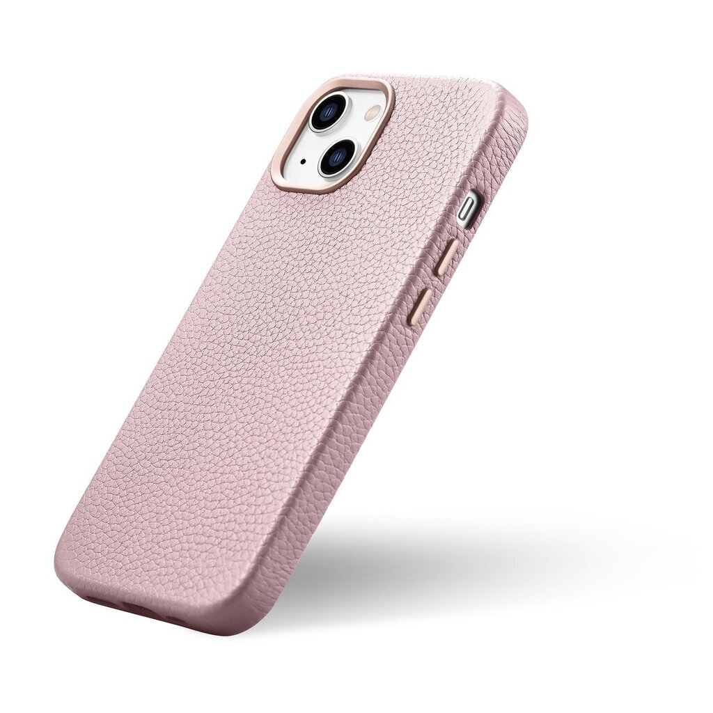 iCarer Litchi Leather iPhone 14 Plus Magnetic MagSafe pink (WMI14220711-PK) цена и информация | Telefonu vāciņi, maciņi | 220.lv