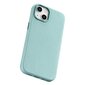 iCarer Litchi Leather iPhone 14 Plus Magnetic MagSafe Green (WMI14220711-GN) cena un informācija | Telefonu vāciņi, maciņi | 220.lv