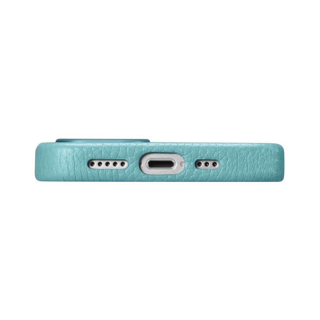 iCarer Litchi Leather iPhone 14 Plus Magnetic MagSafe Green (WMI14220711-GN) cena un informācija | Telefonu vāciņi, maciņi | 220.lv