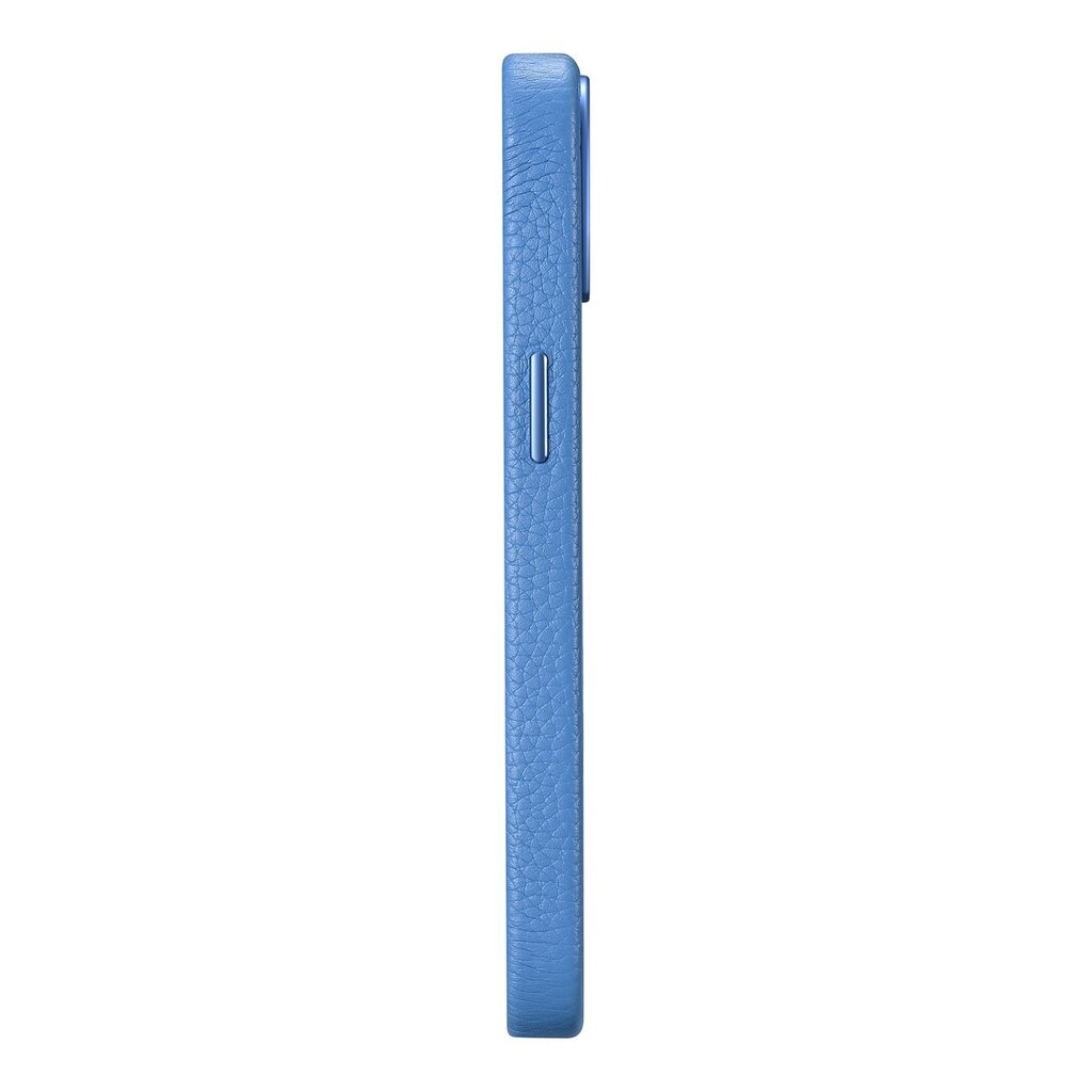 iCarer Litchi Leather iPhone 14 Plus Magnetic MagSafe Light Blue (WMI14220711-LB) cena un informācija | Telefonu vāciņi, maciņi | 220.lv