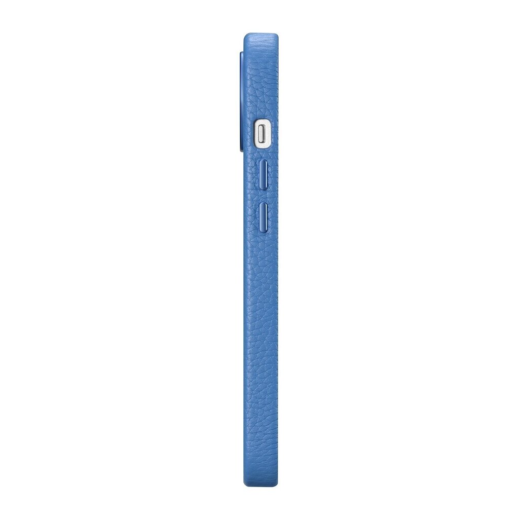 iCarer Litchi Leather iPhone 14 Plus Magnetic MagSafe Light Blue (WMI14220711-LB) cena un informācija | Telefonu vāciņi, maciņi | 220.lv