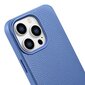 iCarer Litchi Leather iPhone 14 Pro Magnetic MagSafe Light Blue (WMI14220710-LB) цена и информация | Telefonu vāciņi, maciņi | 220.lv