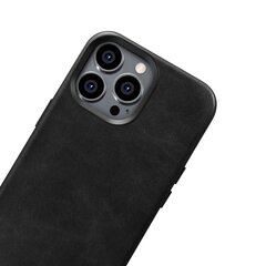 Кожаный чехол iCarer Leather iPhone14 Pro Max Magnetic с MagSafe черный (WMI14220704-BK) цена и информация | Чехлы для телефонов | 220.lv