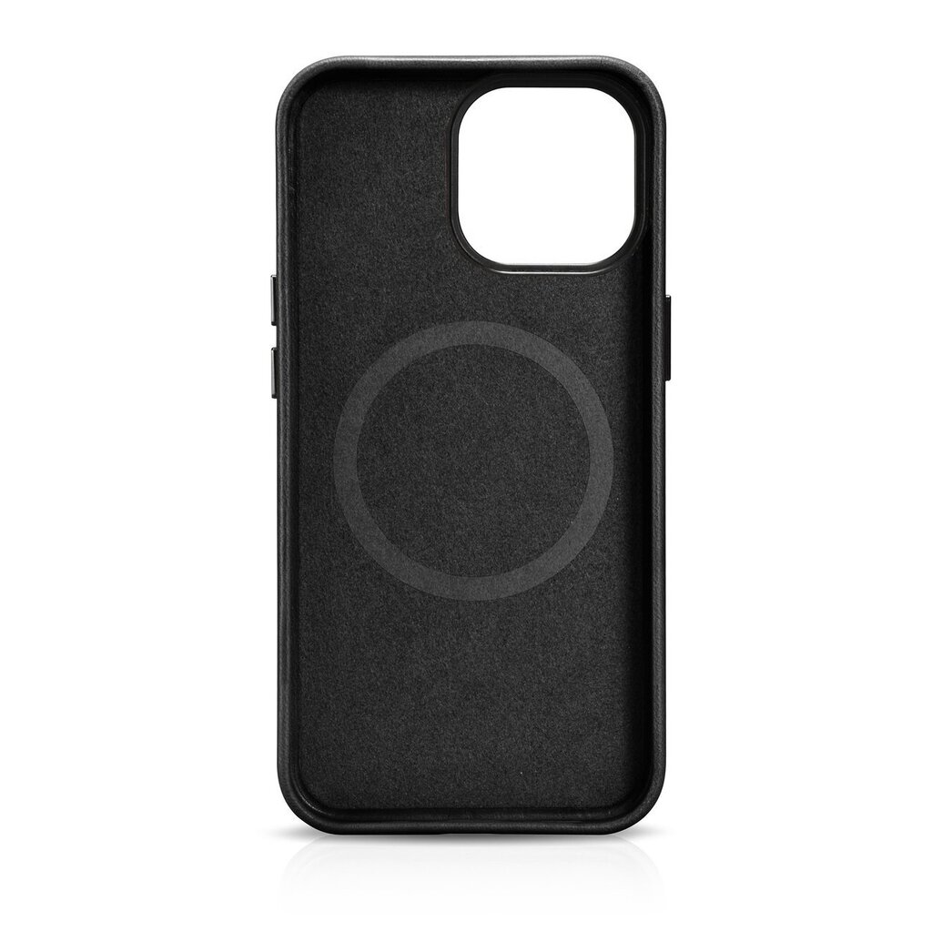 iCarer Leather Leather iPhone 14 Pro Max Magnetic with MagSafe black (WMI14220704-BK) цена и информация | Telefonu vāciņi, maciņi | 220.lv