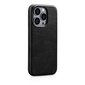 iCarer Leather Leather iPhone 14 Pro Max Magnetic with MagSafe black (WMI14220704-BK) цена и информация | Telefonu vāciņi, maciņi | 220.lv