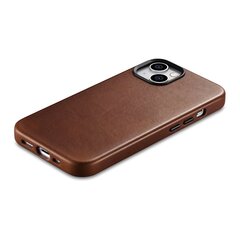 Кожаный чехол iCarer Leather iPhone14 Plus Magnetic Leather с MagSafe коричневый (WMI14220703-RB) цена и информация | Чехлы для телефонов | 220.lv