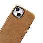 iCarer Leather iPhone 14 Plus Magnetic Leather with MagSafe Brown (WMI14220703-TN) cena un informācija | Telefonu vāciņi, maciņi | 220.lv