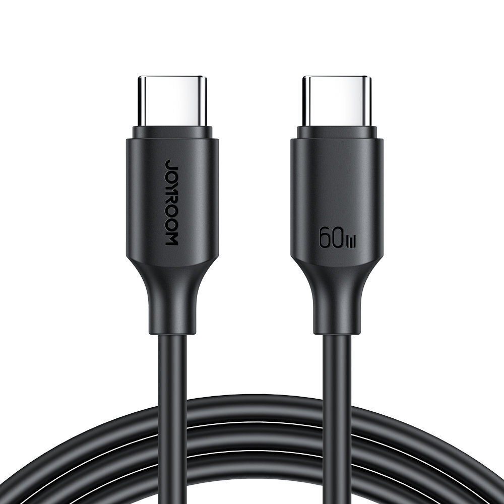 Joyroom USB-C - USB-C 480Mb / s 60W 1m (S-CC060A9) cena un informācija | Savienotājkabeļi | 220.lv