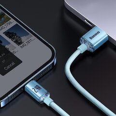 Кабель Baseus Crystal Shine Series USB - Lightning 2.4A 20Вт 2м (CAJY001203) цена и информация | Кабели для телефонов | 220.lv