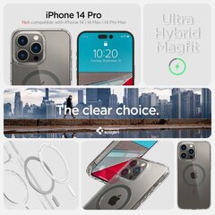 Чехол Spigen Ultra Hybrid для iPhone 14 Pro, цвет графита цена и информация | Чехлы для телефонов | 220.lv