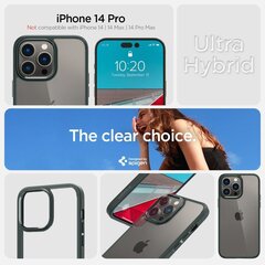 Чехол Spigen Ultra Hybrid для iPhone 14 Pro, зеленый цена и информация | Чехлы для телефонов | 220.lv
