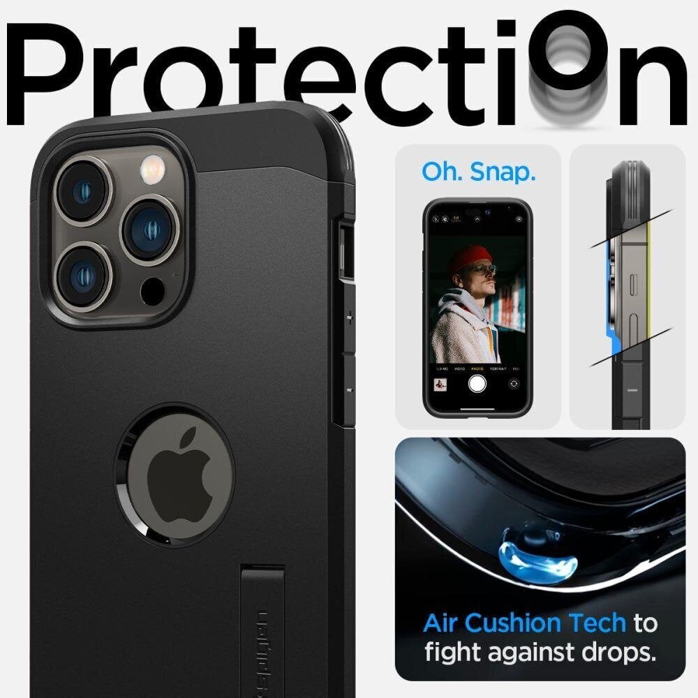 Spigen Tough Armor iPhone 14 Pro Max Black cena un informācija | Telefonu vāciņi, maciņi | 220.lv