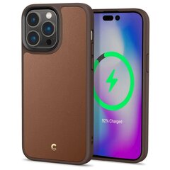 Spigen Cyrill Kajuk iPhone 14 Pro Max safe Brown cena un informācija | Telefonu vāciņi, maciņi | 220.lv