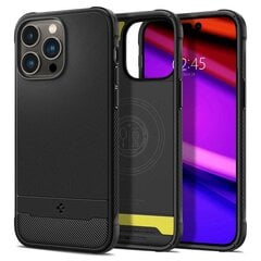 Spigen Rugged Armor iPhone 14 Pro Black cena un informācija | Telefonu vāciņi, maciņi | 220.lv