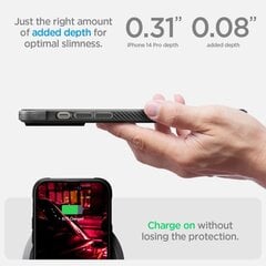 Spigen Rugged Armor iPhone 14 Pro Black cena un informācija | Telefonu vāciņi, maciņi | 220.lv