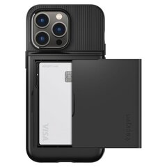 Чехол Spigen Slim Armor CS для iPhone 14 Pro, черный цена и информация | Чехлы для телефонов | 220.lv