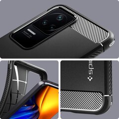 Spigen Rugged Armor Xiaomi POCO F4 5G Black cena un informācija | Telefonu vāciņi, maciņi | 220.lv