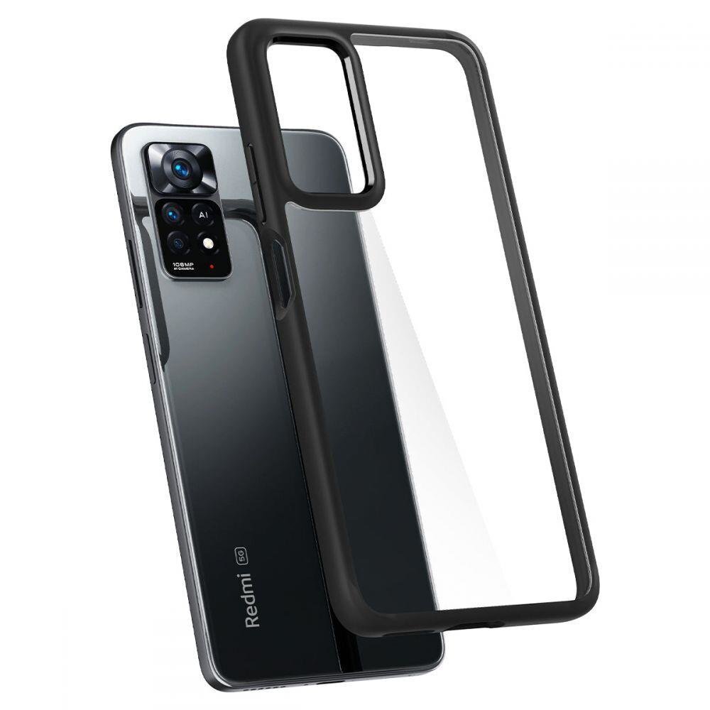 Spigen Ultra Hybrid Xiaomi REDMI NOTE 11 Pro / 11 Pro 5G Black cena un informācija | Telefonu vāciņi, maciņi | 220.lv