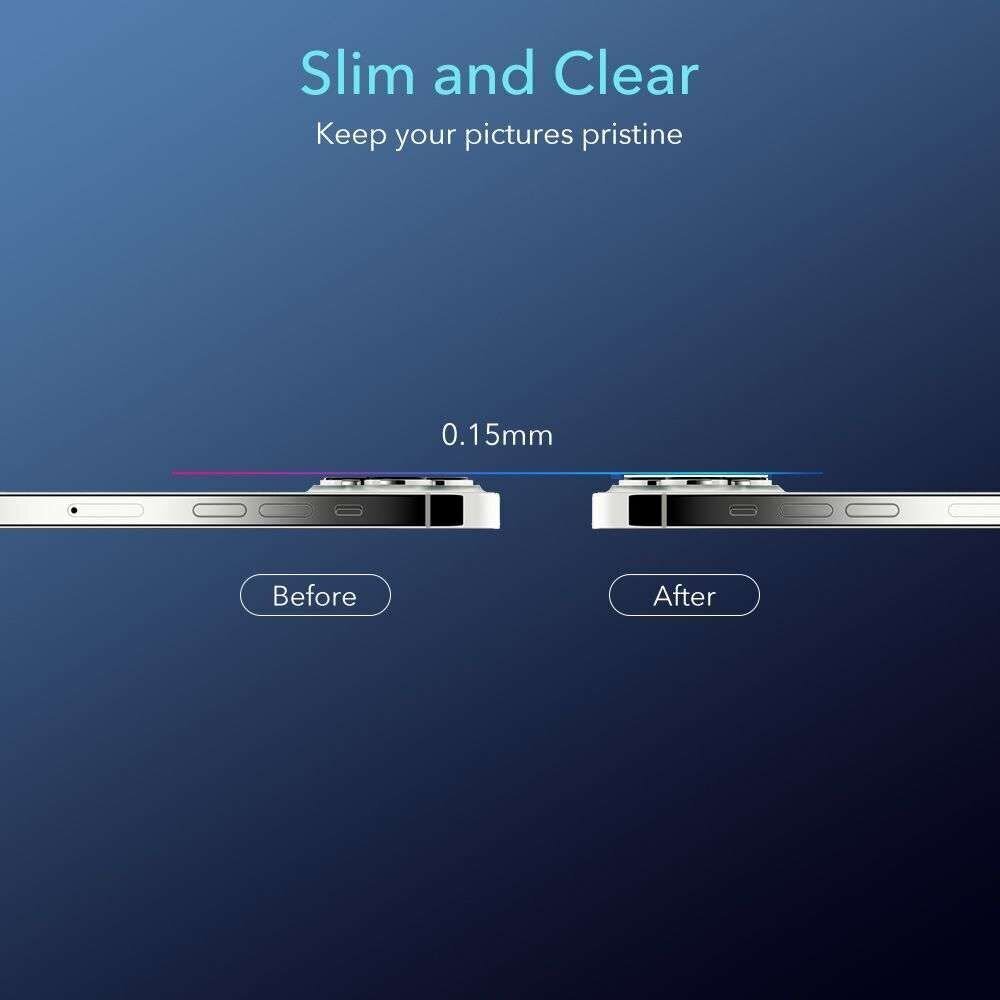 Kameras aizsargstikls ESR ESR430 piemērots Apple iPhone 13 Pro cena un informācija | Ekrāna aizsargstikli | 220.lv