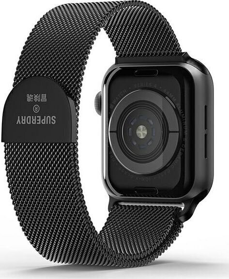 SuperDry Watchband Black цена и информация | Viedpulksteņu un viedo aproču aksesuāri | 220.lv