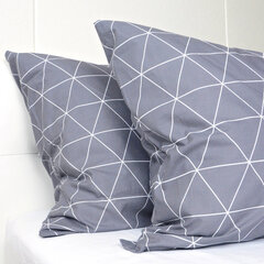KrisMar Tekstiil spilvendrāna Triangles Style, 50x60 cm cena un informācija | Gultas veļas komplekti | 220.lv