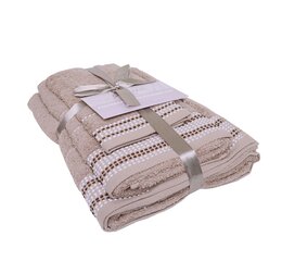 KrisMar Tekstiil dvieļu komplekts Almond, 3 gab. cena un informācija | Dvieļi | 220.lv