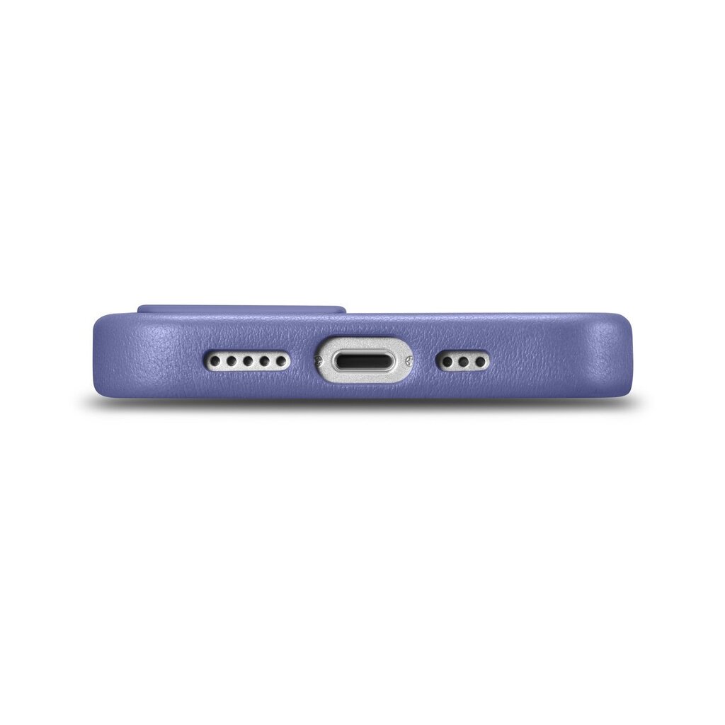 iCarer Leather iPhone 14 Plus light purple (MagSafe compatible) цена и информация | Telefonu vāciņi, maciņi | 220.lv