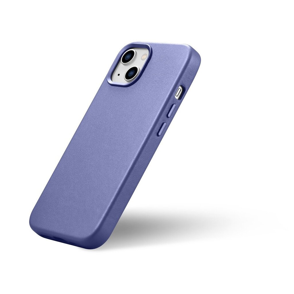 iCarer Leather iPhone 14 Plus light purple (MagSafe compatible) цена и информация | Telefonu vāciņi, maciņi | 220.lv