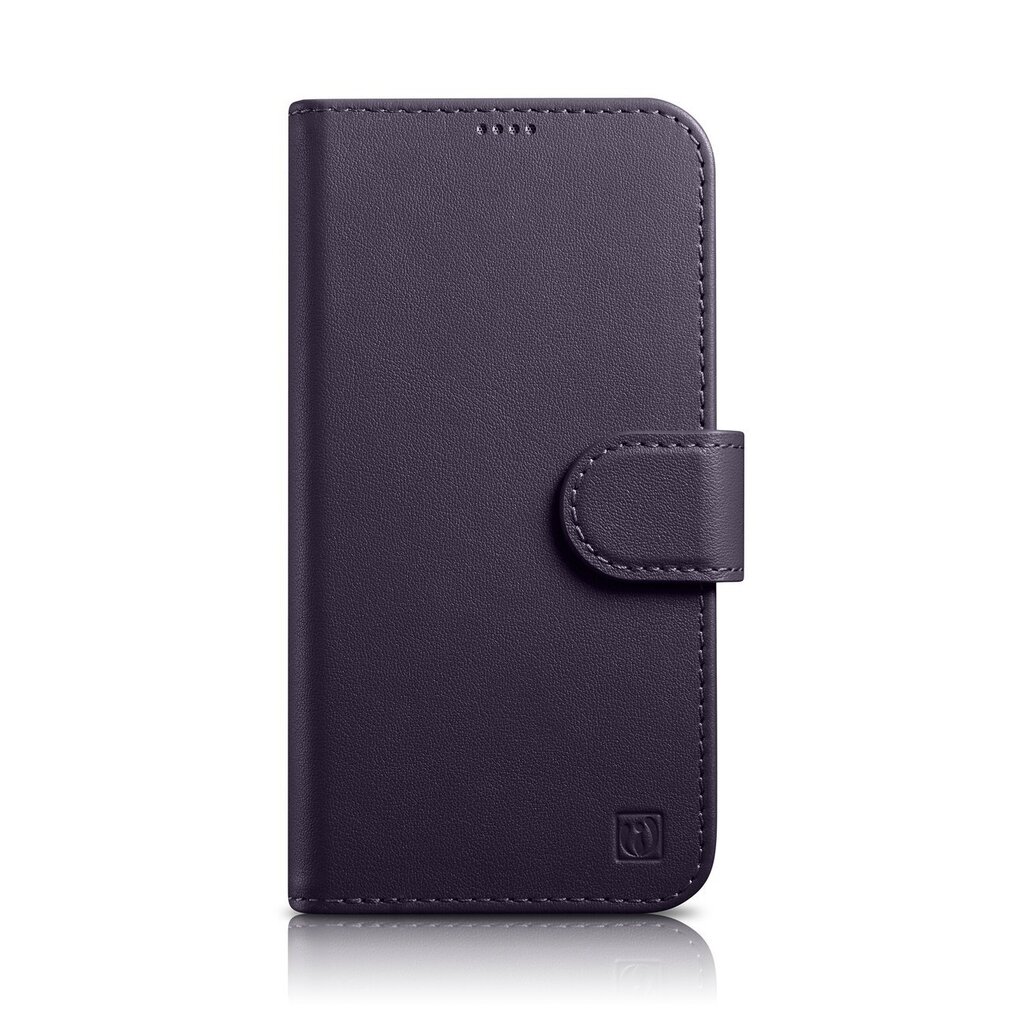 iCarer 2in1 iPhone 14 Pro Max Leather Flip Anti-RFID dark purple (WMI14220728-DP) цена и информация | Telefonu vāciņi, maciņi | 220.lv