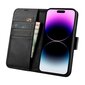 iCarer 2in1 iPhone 14 Pro Max Leather Flip Anti-RFID black (WMI14220728-BK) цена и информация | Telefonu vāciņi, maciņi | 220.lv