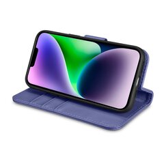 iCarer 2in1 iPhone 14 FlipAnti-RFID Light Violet (WMI14220725-LP) cena un informācija | Telefonu vāciņi, maciņi | 220.lv