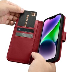 Чехол iCarer 2in1 для iPhone 14 FlipAnti-RFID, красный (WMI14220725-RD) цена и информация | Чехлы для телефонов | 220.lv