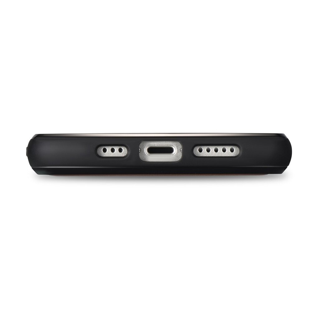 iCarer Leather iPhone 14 (MagSafe compatible) black (WMI14220717-BK) cena un informācija | Telefonu vāciņi, maciņi | 220.lv