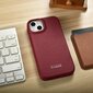 iCarer Leather iPhone 14 Flip Magnetic MagSafe Red (WMI14220713-RD) цена и информация | Telefonu vāciņi, maciņi | 220.lv