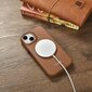 iCarer Leather iPhone 14 Flip Magnetic MagSafe Brown (WMI14220713-BN) cena un informācija | Telefonu vāciņi, maciņi | 220.lv