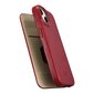 iCarer Leather iPhone 14 Flip Magnetic MagSafe Red (AKI14220705-RD) cena un informācija | Telefonu vāciņi, maciņi | 220.lv