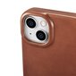 iCarer Leather iPhone 14 Flip Magnetic MagSafe Brown (AKI14220705-BN) cena un informācija | Telefonu vāciņi, maciņi | 220.lv