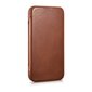 iCarer Leather iPhone 14 Flip Magnetic MagSafe Brown (AKI14220705-BN) cena un informācija | Telefonu vāciņi, maciņi | 220.lv