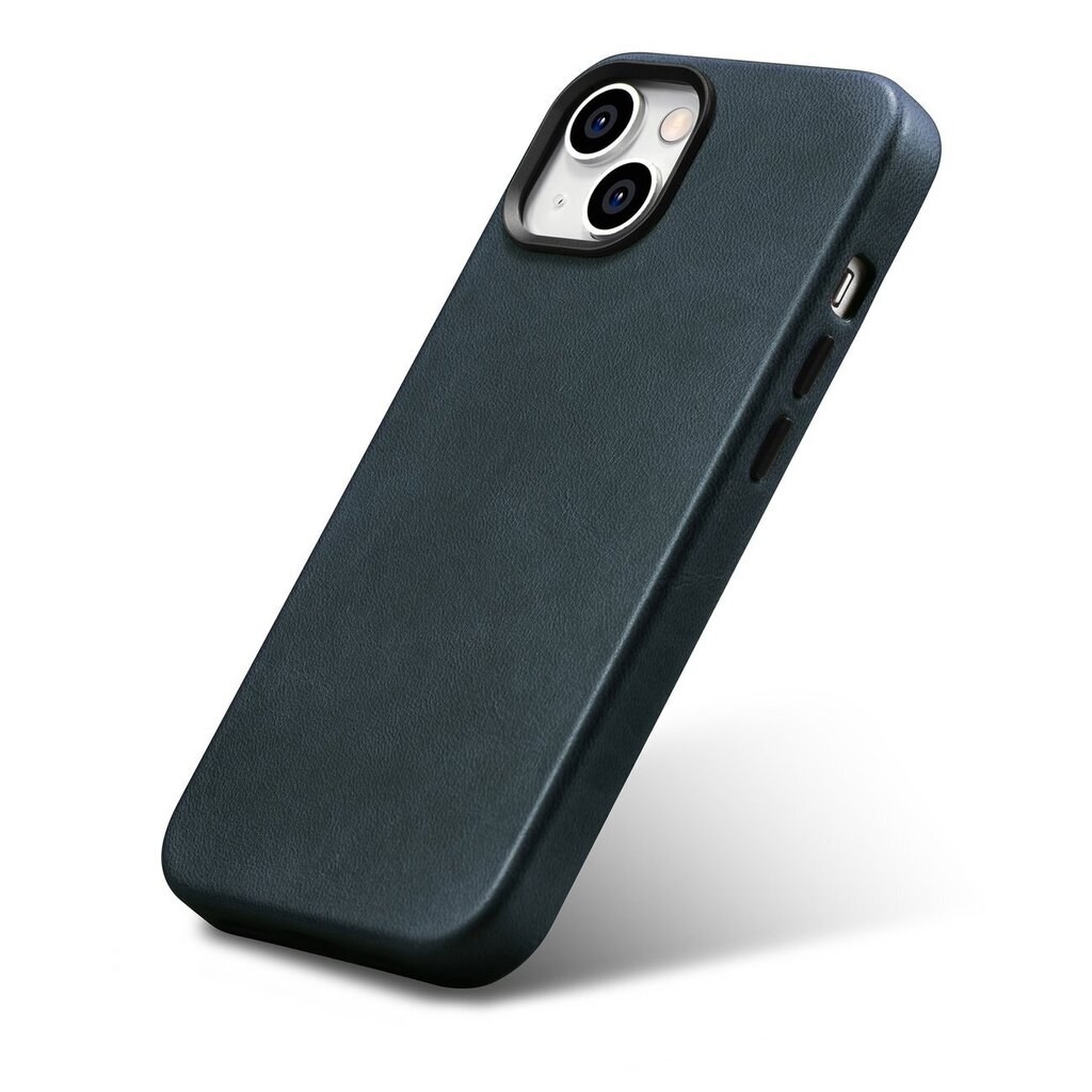 iCarer Leather iPhone 14 Magnetic Leather with MagSafe dark blue (WMI14220701-BU) цена и информация | Telefonu vāciņi, maciņi | 220.lv