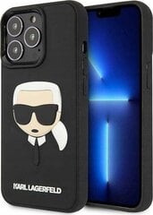 Karl Lagerfeld Hardcase piemērots iPhone 14 Pro, melns цена и информация | Чехлы для телефонов | 220.lv
