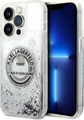 Karl Lagerfeld KLHCP14LLCRSGRS piemērots iPhone 14 Pro, sudrabains цена и информация | Чехлы для телефонов | 220.lv