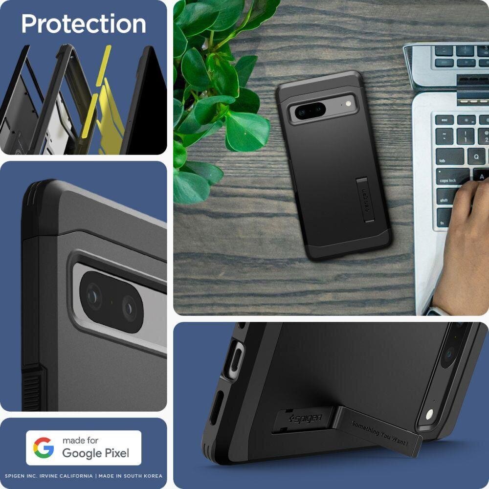 Spigen Tough Armor piemērots Google Pixel 7 Black cena un informācija | Telefonu vāciņi, maciņi | 220.lv