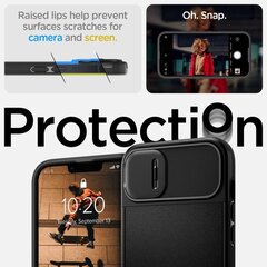 Spigen Optik Armor iPhone 14 Black цена и информация | Чехлы для телефонов | 220.lv