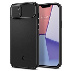 Spigen Optik Armor iPhone 14 Black cena un informācija | Telefonu vāciņi, maciņi | 220.lv